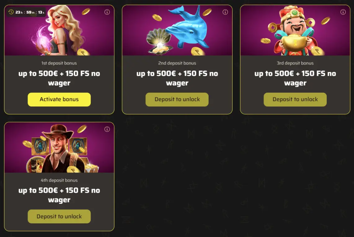 Spinational Casino - bonus powitalny